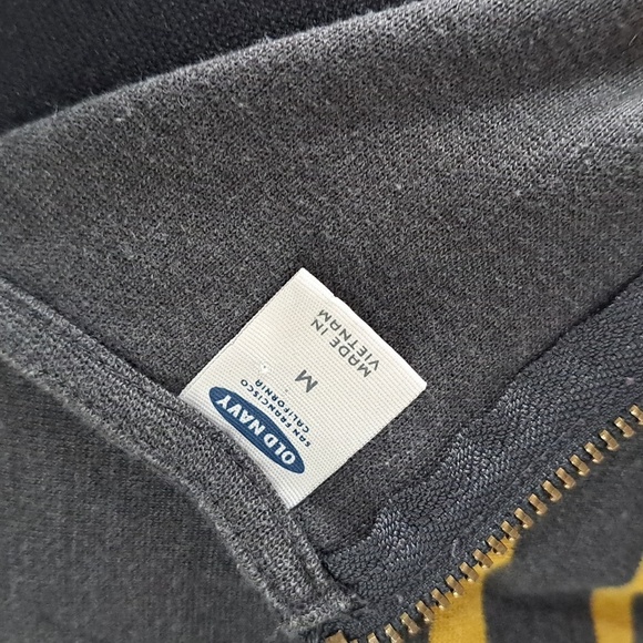 Old Navy Short Sleeve Fitted Striped Midi Sweater Comfy Causal Dress - Picture 4 of 7